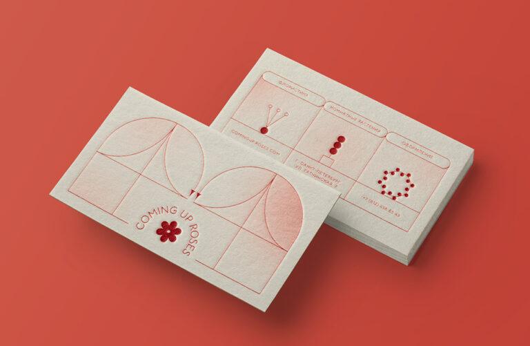 red modern business card کانکتو | کارت ویزیت هوشمند شما کانکتو کارت ویزیت هوشمند